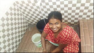 Dehati Horny Couple Chodai Sex In The Bathroom Video