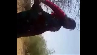 sex in the forest nice doggie fuck with tight pussie babe Video
